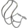 MKS Stainless Half Cage Toe Clips (Chrome) (Large) (Pair)