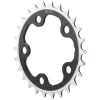 MSW Dimension Chainrings (Black/Silver) (3 x 8/9/10 Speed) (Inner) (74mm BCD) (24T)