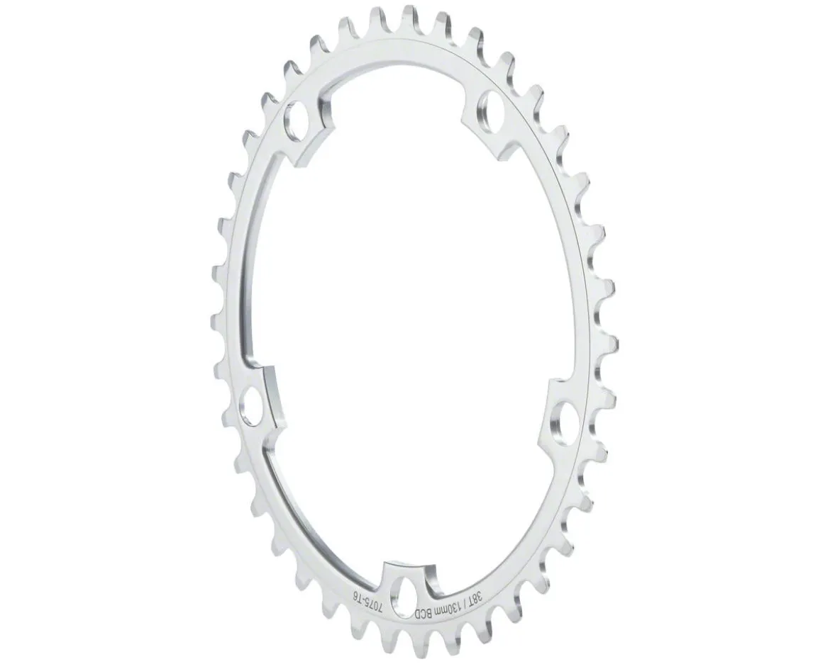 MSW Dimension Single Speed Chainrings (Silver) (3/32") (Single) (130mm BCD) (38T)
