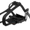 MSW Dimension Compe Combo Pedal & Toe Clip Set (Black) (9/16") (Plastic)