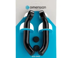 MSW Dimension Forged Bar Ends (Black) (Short)