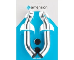 MSW Dimension Forged Bar Ends (Silver) (Short)