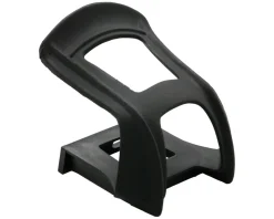 MSW Dimension Mini Toe Clips (Black) (Pair) (Large)