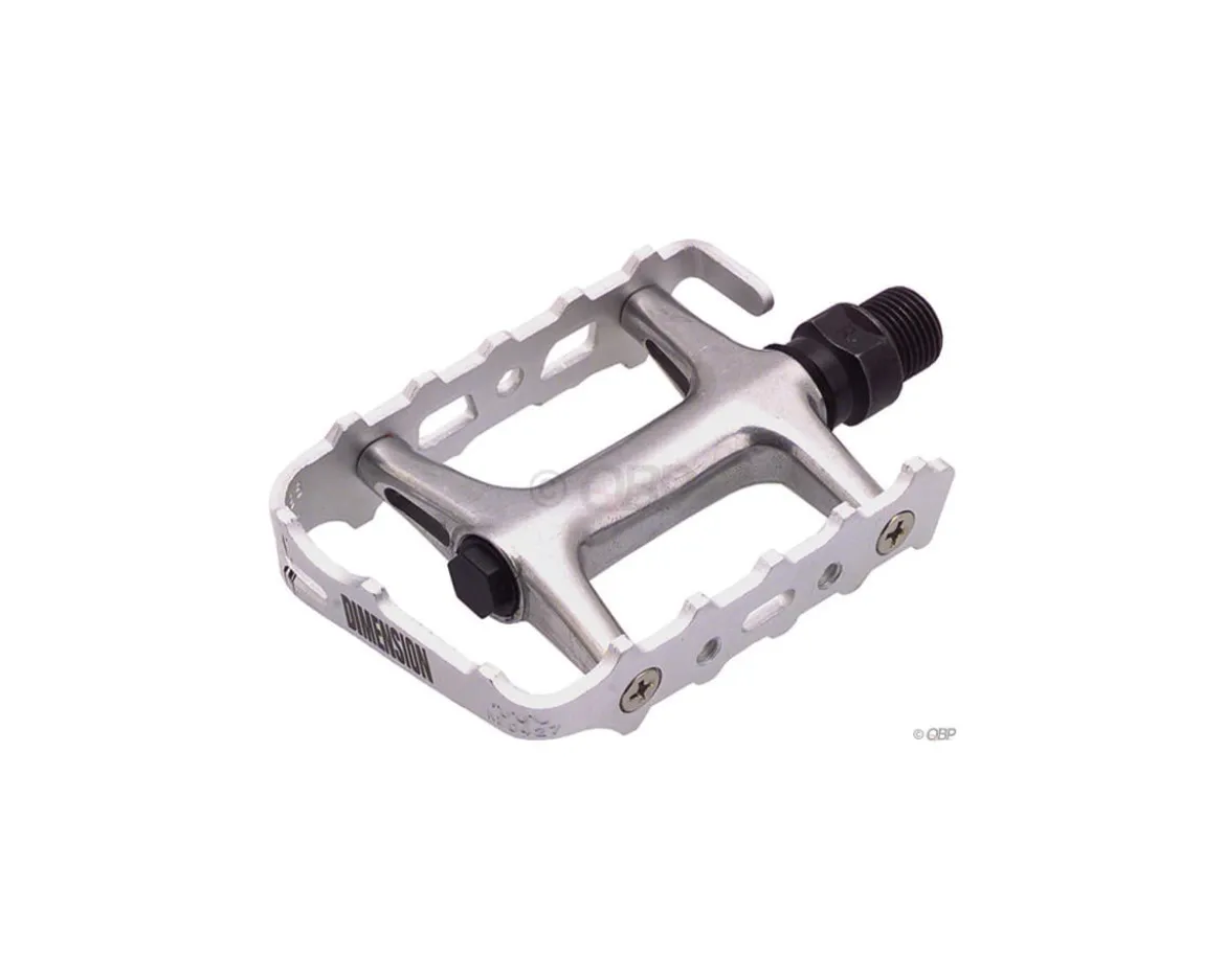 MSW Dimension Pro Mountain Pedals (Silver/Silver)