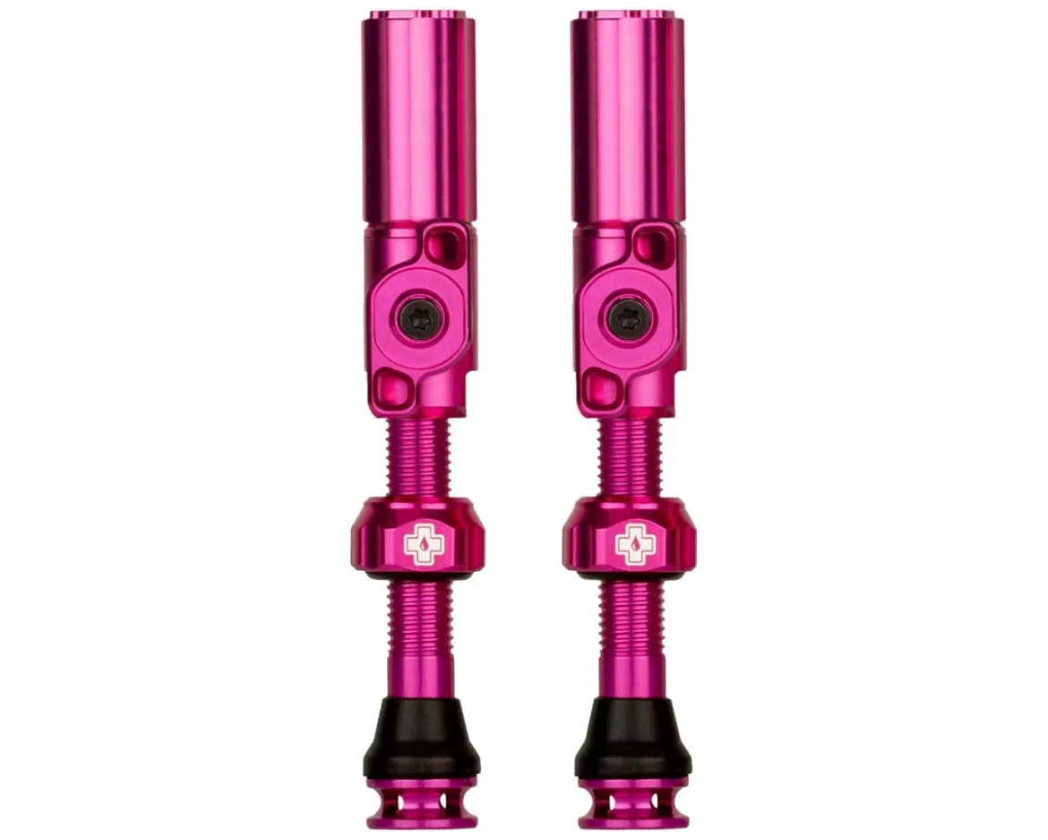 Muc-Off Big Bore Hybrid Tubeless Valves (Pink) (Pair) (Small) (30mm)