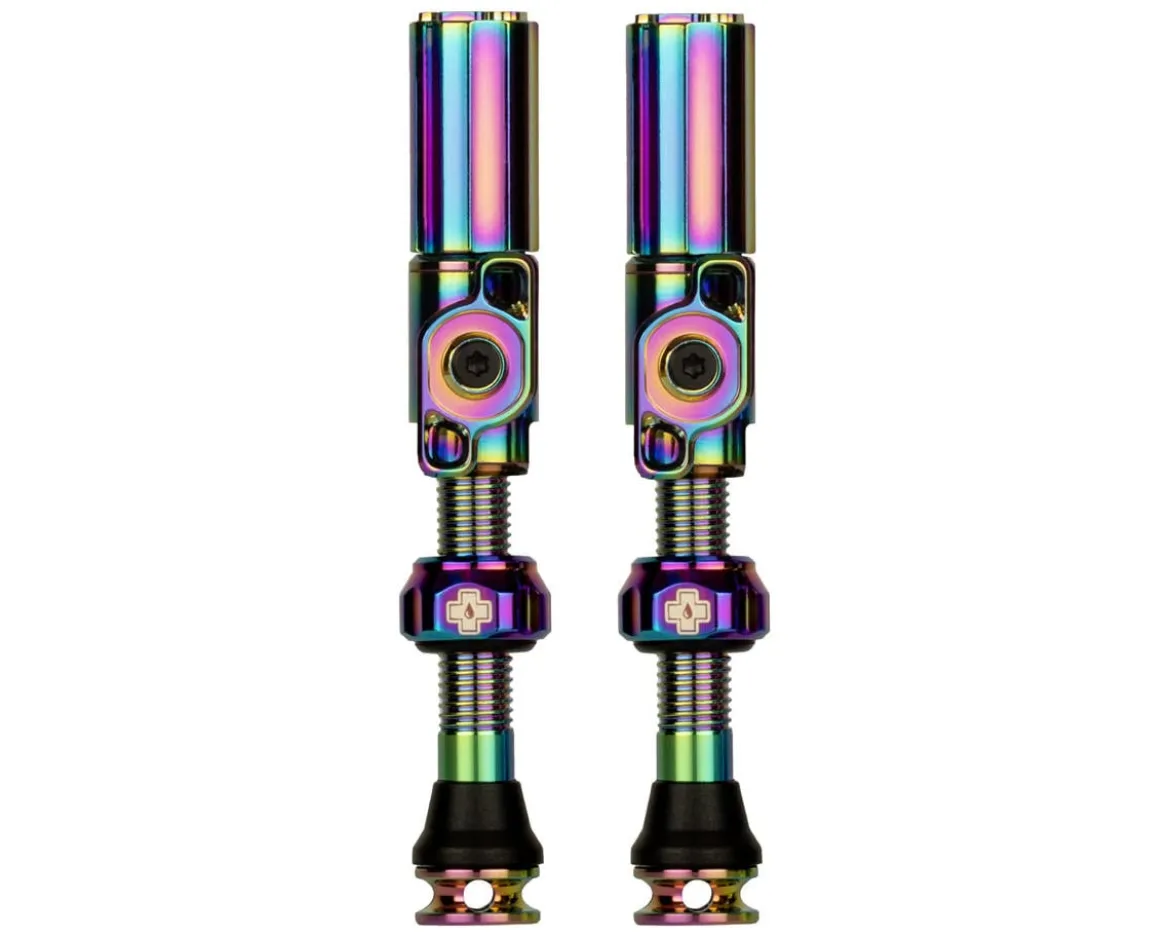 Muc-Off Big Bore Hybrid Tubeless Valves (Iridescent) (Pair) (Small) (30mm)