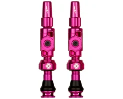Muc-Off Big Bore Lite Tubeless Valves (Pink) (Pair) (Small) (30mm)