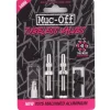 Muc-Off V2 Tubeless Presta Valves (Silver) (Pair) (44mm)