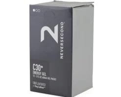 NEVERSECOND C30+ Caffeine Energy Gel (Unflavored) (12 | 2.03oz Packets)