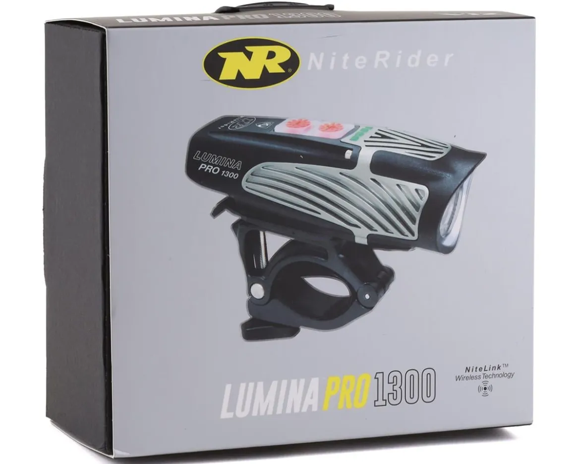 NiteRider Lumina Pro 1300 with NiteLink (Black) (1300 Lumens)