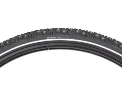 45NRTH Gravdal Tubeless Studded Gravel/Commuter Tire (Black/Reflective) (700c) (38mm) (252 Studs) (Winter Compound)
