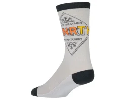 45NRTH Adventure Crew Lightweight Wool Sock (Grey/Dark Blue) (S)