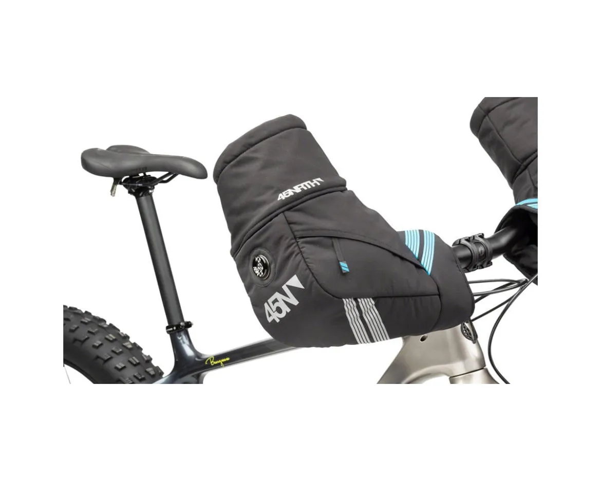 45NRTH Cobrafist Flat Bar Pogies (Black)