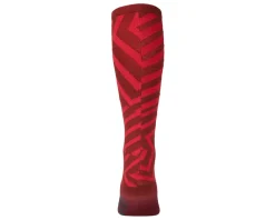 45NRTH Dazzle Midweight Knee High Wool Sock (Chili Pepper/Red) (S)