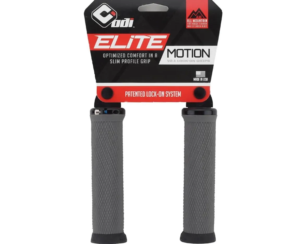ODI Elite Motion Lock-On Grips (Graphite/Black)
