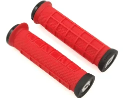 ODI Elite Pro V2.1 Lock-On Grips (Red/Black) (130mm)