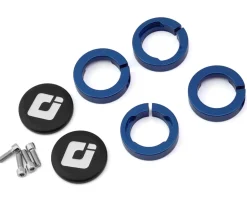 ODI Lock Jaw Clamps (Blue) (w/ Snap Caps) (Set of 4)