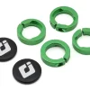 ODI Lock Jaw Clamps (Green) (w/ Snap Caps) (Set of 4)