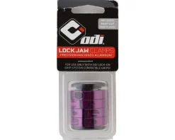ODI Lock Jaw Clamps (Purple) (w/ Snap Caps) (Set of 4)