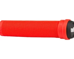 ODI Longneck Soft Compound Flangeless Grips (Fire Red) (135mm)