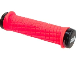 ODI Troy Lee Designs Signature Series Lock-On Grip Set (Red/Black) (130mm)