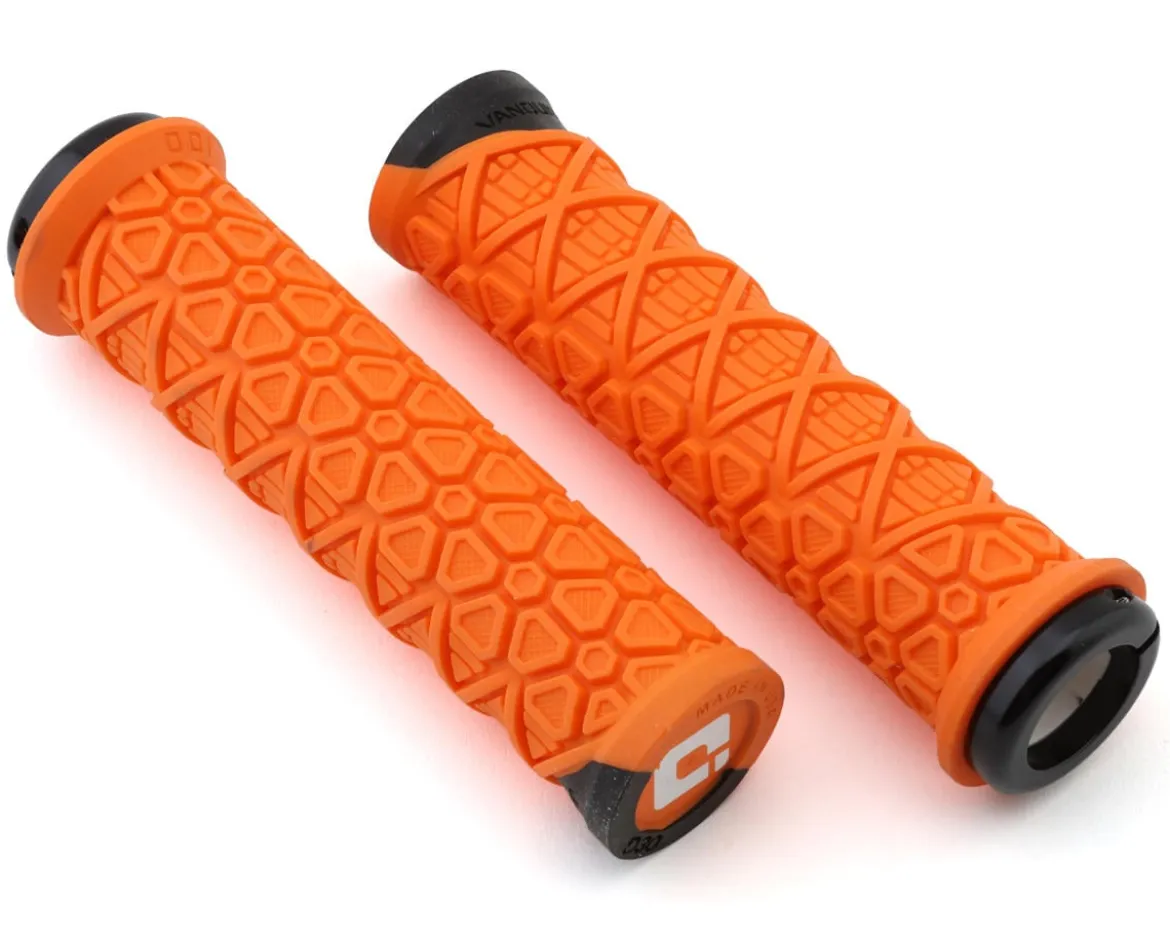 ODI Vanquish Lock-On Grips (Orange/Black)