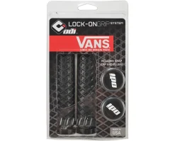 ODI Vans Lock-On Grips (Black) (130mm) (Bonus Pack)