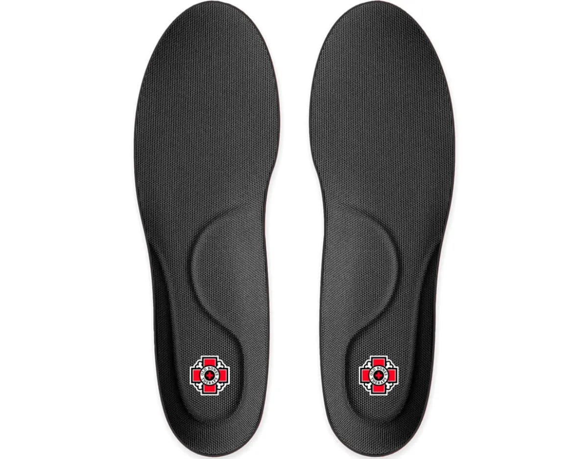 Old Bones Therapy Shock Absorbing Foot Insoles (Black) (M)