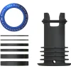 OneUp Components EDC Threaded Top Cap (Dark Blue) (1 1/8") (Alloy) (Includes Headset Spacers)