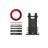 OneUp Components EDC Threaded Top Cap (Red) (1 1/8") (Alloy) (Includes Headset Spacers)