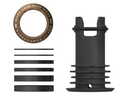 OneUp Components EDC Threaded Top Cap (Bronze) (1 1/8") (Alloy) (Includes Headset Spacers)