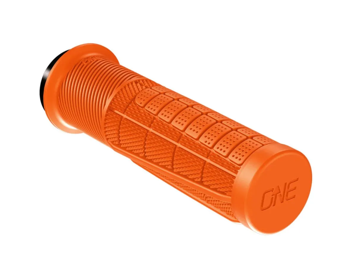 OneUp Components Thick Lock-On Grips (Orange)