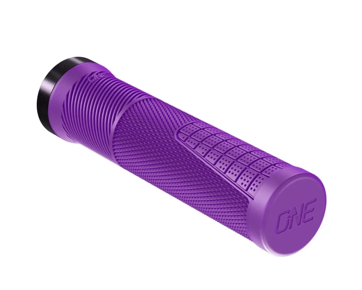 OneUp Components Thin Lock-On Grips (Purple)