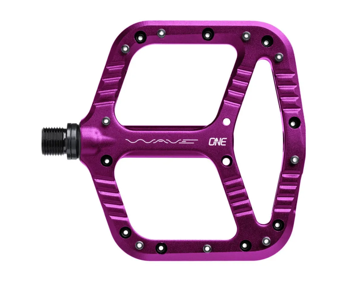 OneUp Components Wave Platform Pedals (Purple)