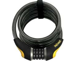 Onguard Doberman Combo Cable Lock (Grey/Black/Yellow) (6' x 12mm)