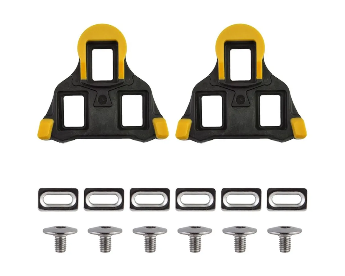Origin8 Split 6 SPD-SL Cleats (Black) (6°) (Yellow)