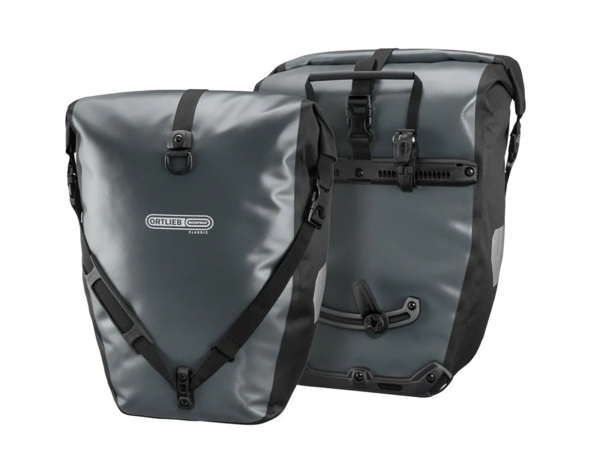 Ortlieb Back-Roller Panniers (Grey) (40L) (Pair)