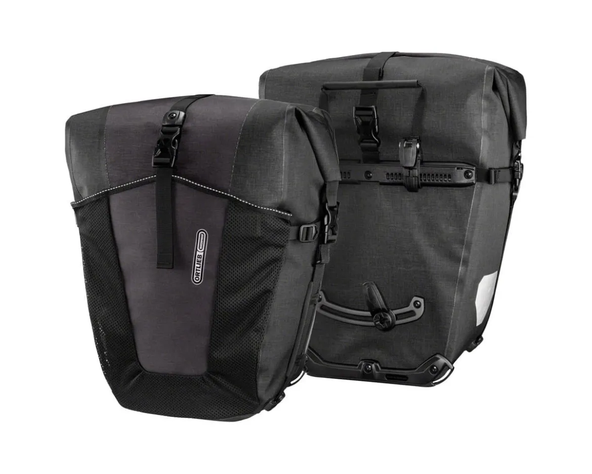 Ortlieb Back-Roller XL Plus Panniers (Granite/Black) (78L) (Pair)