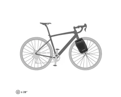 Ortlieb Fork-Pack Plus Front Pannier (Black) (5.8L) (Single)