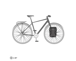 Ortlieb Sport-Packer Plus Panniers (Granite/Black) (30L) (Pair)