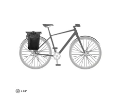 Ortlieb Vario Convertible Pannier/Backpack (Black) (Single) (20L) (QL2.1)