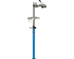 Park Tool PRS-3.3-1 Deluxe Single Arm Repair Stand (Silver/Blue) (w/ 100-3C Linkage Clamps)
