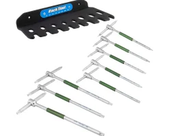 Park Tool Sliding T-Handle Torx Wrenches (Silver/Green) (Complete Set)