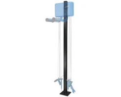 Park Tool THP-1 Mounting Post (Black) (For THS-1 Workstations)