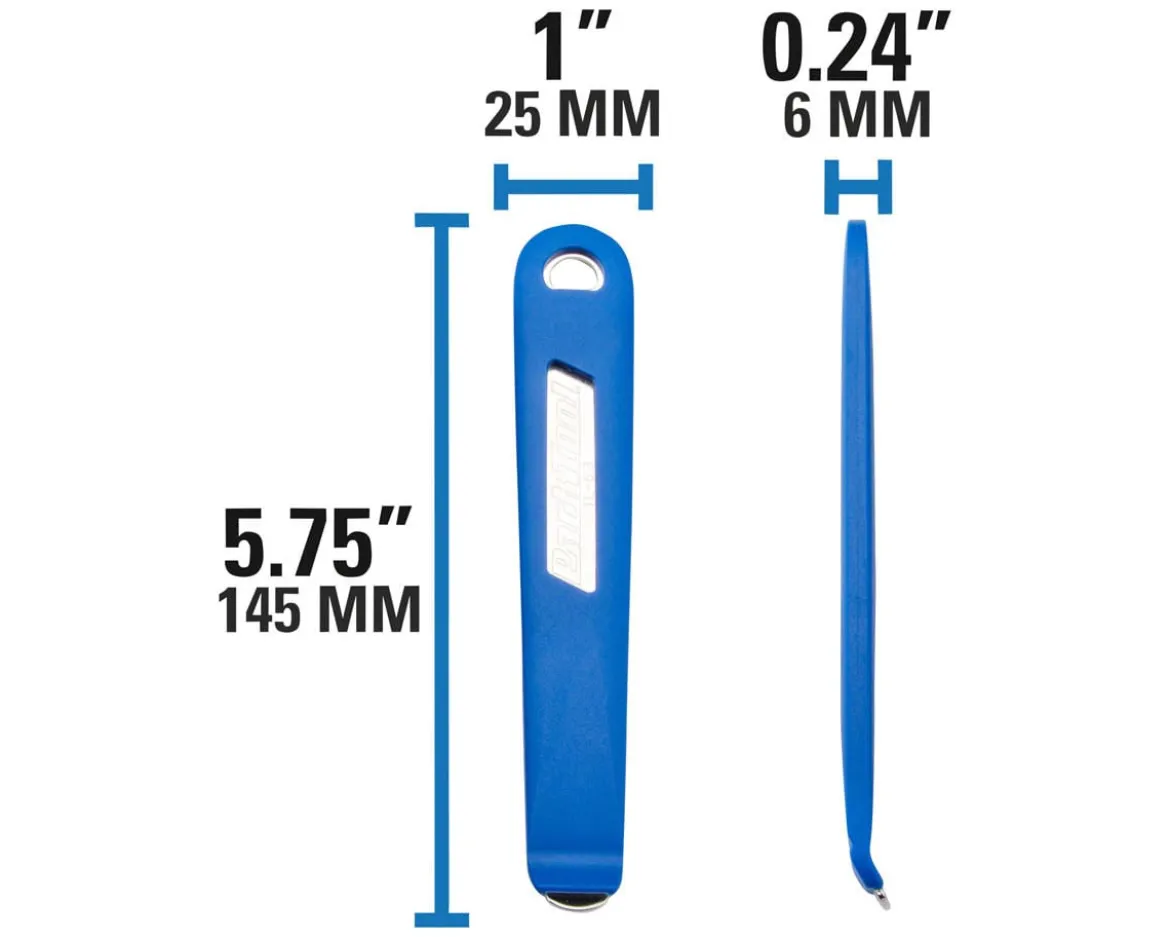 Park Tool TL-6.3 Steel Core Tire Levers (Pair)