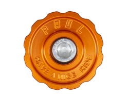 Paul Components Aluminum Top Cap (Orange) (1-1/8")
