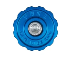 Paul Components Aluminum Top Cap (Blue) (1-1/8")