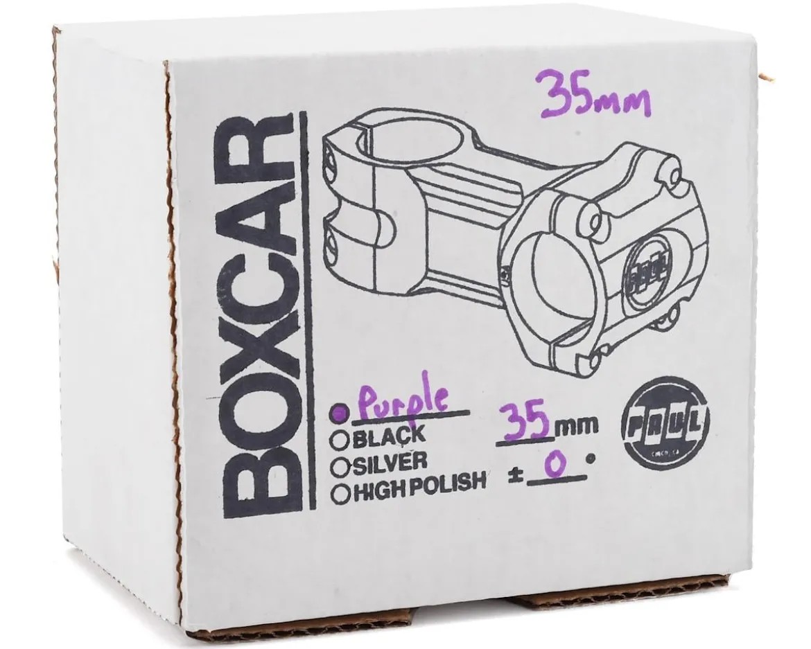 Paul Components Boxcar Stem (Purple) (35.0mm) (35mm) (0°)