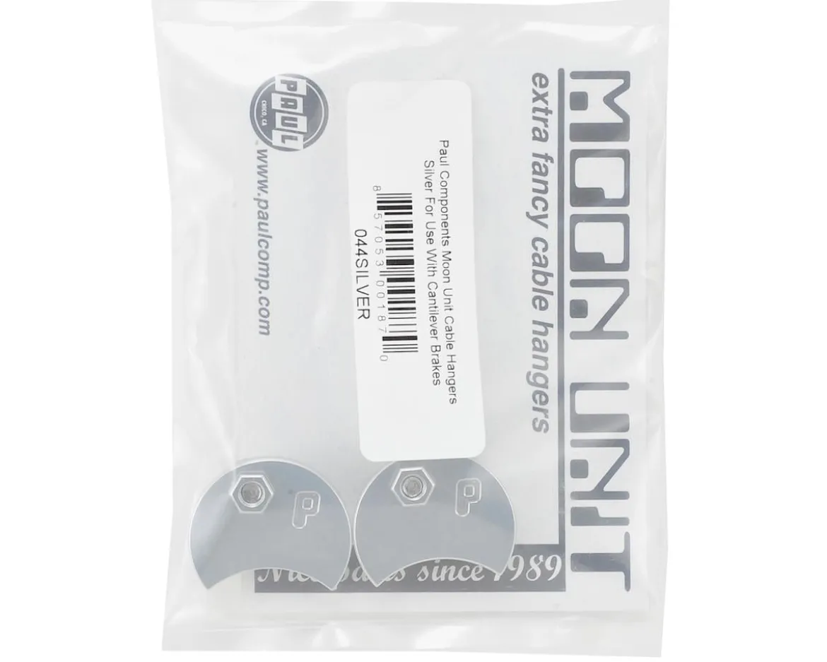 Paul Components Moon Unit Cable Hangers (Silver) (For Cantilever Brakes) (Pair)