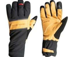 Pearl iZUMi AmFIB Gel Gloves (Black/Dark Tan) (S)